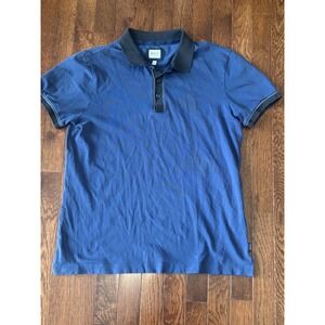 Armani Collezioni Mens Blue Polo Size L